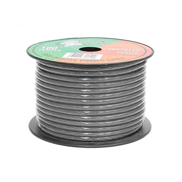 Pyramid 10 Gauge Black Ground Wire 100 Ft. Ofc RPB10100